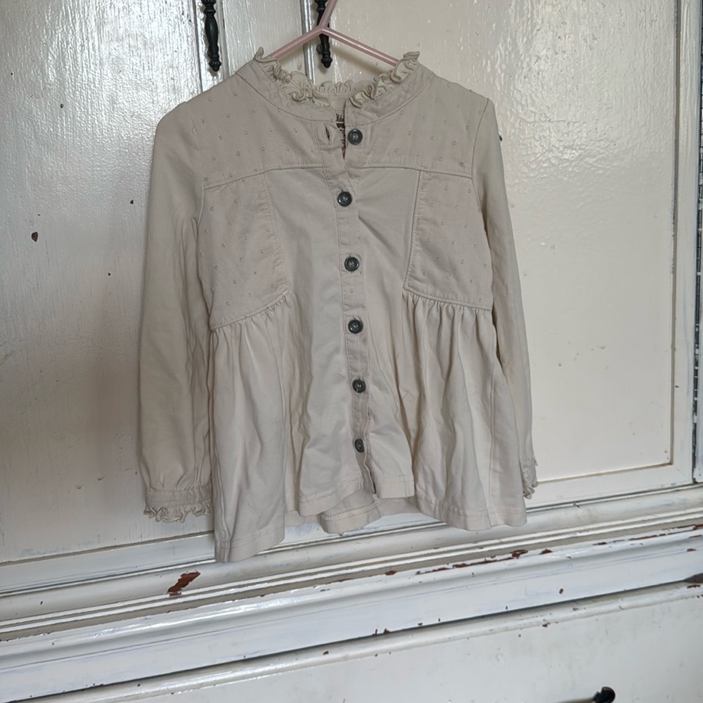 Matilda Jane long sleeve Cream Shirt